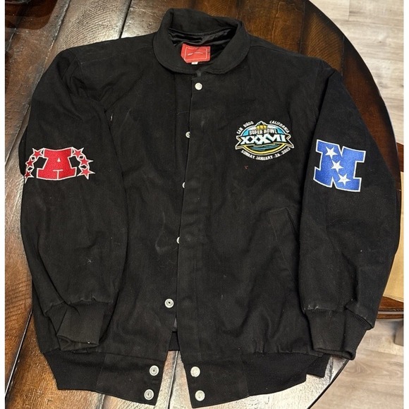 Reebok Other - Jeff Hamilton Super Bowl XXXVII Jacket NFL San Diego 2003 Cotton